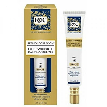 Deep Wrinkle Filler Set - RoC Deep Wrinkle Daily Moisturizer SPF30, 1 Oz