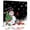 Black, variant on Wall Art Prints, Red Snowman Christmas Framed Canvas Prints for Bedroom Living Room Bathroom Office, Gifts Xmas Tree Winter Snowflake Gallery Wrap Wall Art Poster for Gifts Home Decor 28"x28"