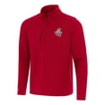 thumbnail image 2 of Men's Antigua Red New England Patriots 2025 AFC Champions Insider Quarter-Zip Pullover, 2 of 3