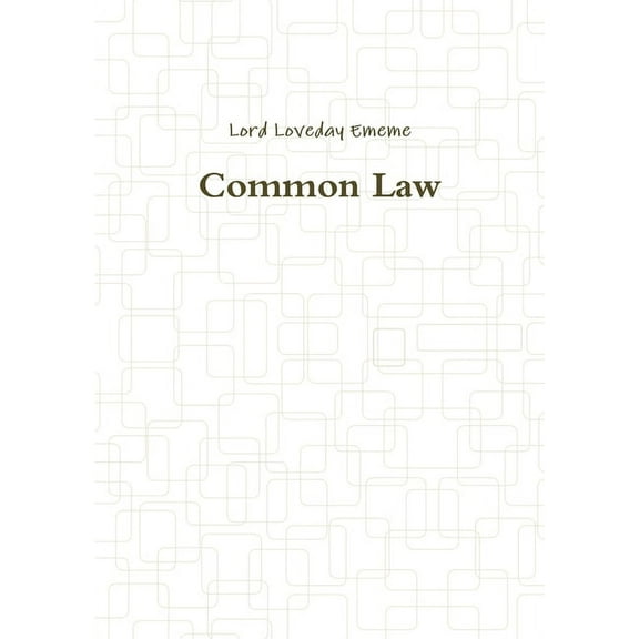 Common Law (Paperback)
