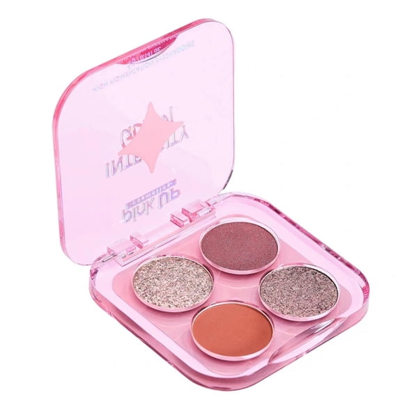 Cuarteto de Sombras para Ojos Intensity Glam Pink Up dorado oscuro