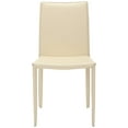 thumbnail image 2 of SAFAVIEH Karna Modern Fully Upholstered Dining Chair, Set of 2 (18.9 in. W x 22.8 in. D x 35.8 in. H), 2 of 7