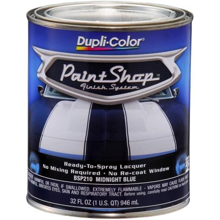 Dupli-Color BSP210 Paint Shop Finish System Base Coat – Midnight Blue - 32...