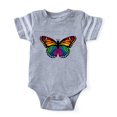 thumbnail image 1 of CafePress - Butterfly Rainbow2 - Cute Infant Baby Football Bodysuit, 1 of 1