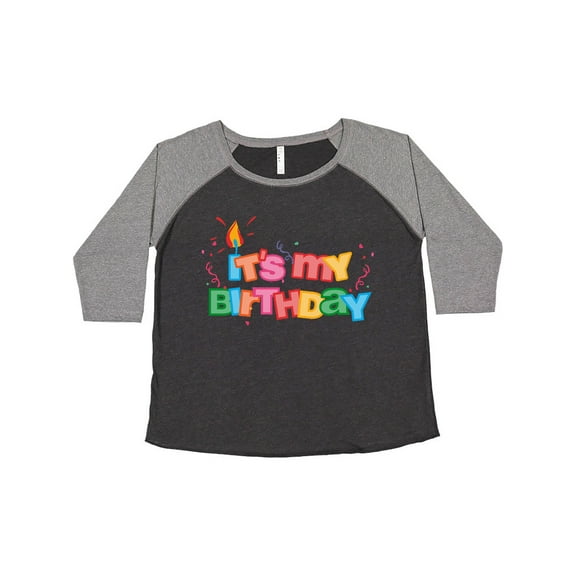 Inktastic It's My Birthday Letters Women's Plus Size T-Shirt