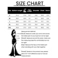 thumbnail image 6 of INSPIRE CHIC Women's Halloween Dressy Pantsuits Rhinestone Trim Chiffon 2-Piece Set Grey XL, 6 of 6