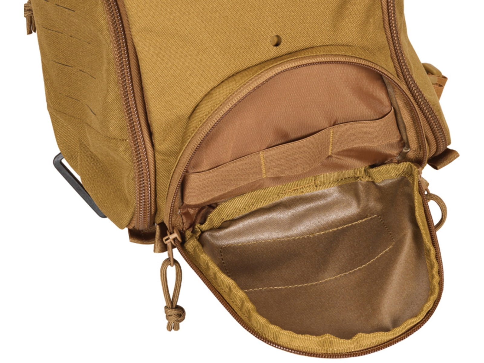 Tasmanian Tiger Modular Sling Pack 20, Sling Bag with MOLLE, YKK Zippers, Hydration Compatible, Coyote
