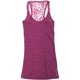 thumbnail image 1 of Ecko Unltd. Camiseta sin mangas con espalda cruzada y encaje a rayas para mujer, Púrpura, XS Ecko Unltd. Camiseta sin mangas, 1 of 1