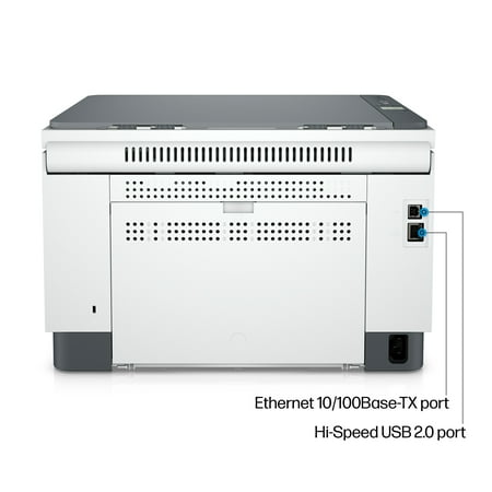 HP - LaserJet M234dwe Wireless Black-and-White Laser Printer with 6 months of Toner through HP+ - White & Slate