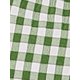 thumbnail image 5 of INSPIRAR CHIC Blusa de Mujer de Verano con Cuello Cuadrado y Mangas Cortas de Gingham en Verde y Blanco, 5 of 6