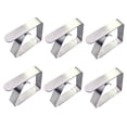 thumbnail image 4 of Toyvian Stainless Steel Table Cloth Clips Adjustable Clamps for Restaurant Owners at Picnics 6Pcs, 4 of 8