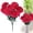 Hot Pink, variant on 7-Heads Artificial Carnation Flowers 18inch - Bulk Silk Fake Carnation Bouquet with Stems, Plastic Floral Decor for Mother's Day, Wedding, Home Centerpieces & Floral Arrangements