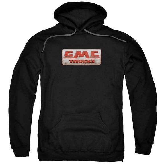 Trevco Sportswear GMC104-AFTH-6 GMC Beat Up 1959 Logo Adult Pullover Hoodie, Black - 3X