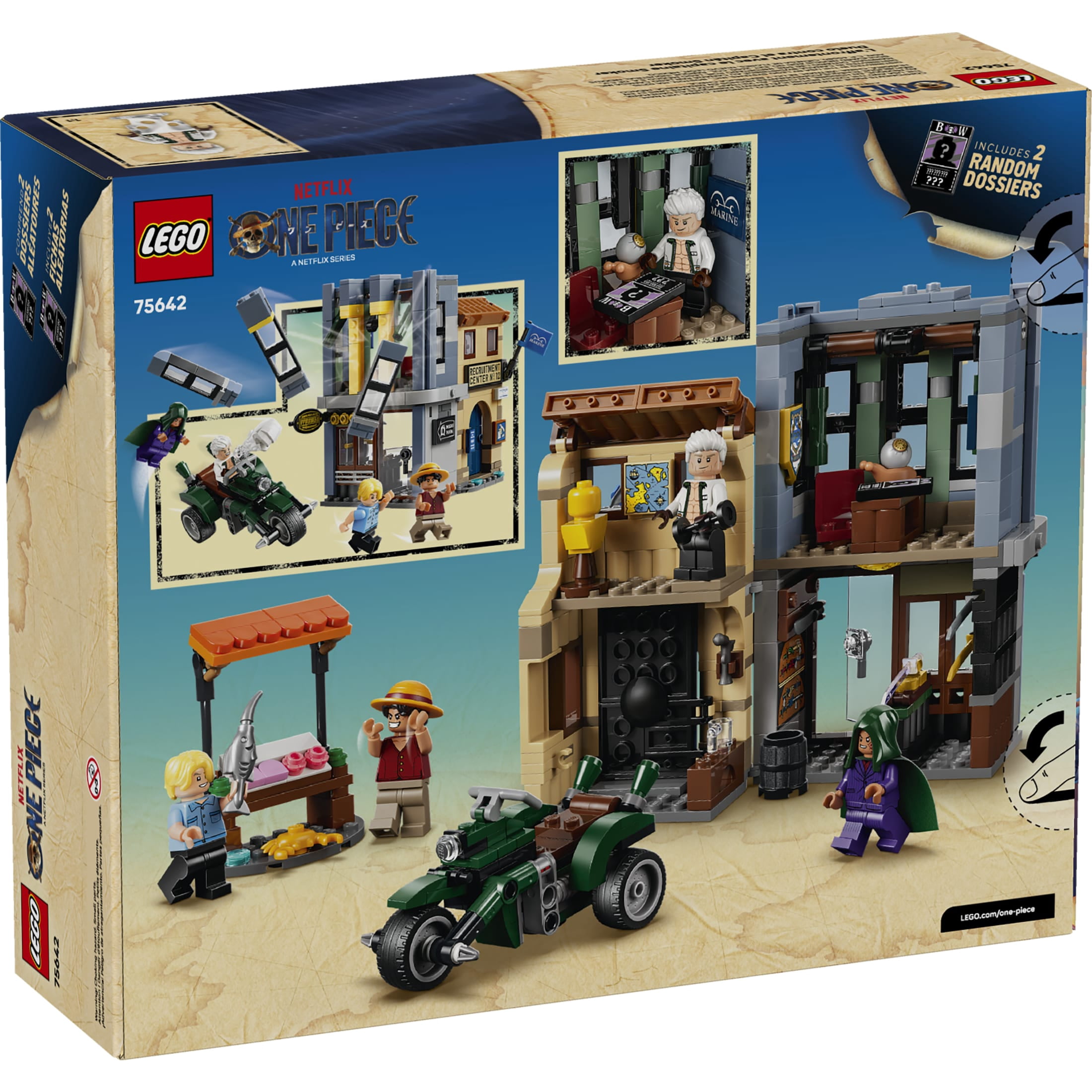 LEGO ONE PIECE Showdown with Captain Smoker - Building Toy for Boys & Girls, Ages 9+ - With 4 Minifigures - Playset for Kids & Anime Fans - Gift for Birthdays - 75642