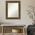 thumbnail image 5 of Amanti Art Alexandria Rustic Brown Beveled Wood Wall Mirror 30 x 24 in., 5 of 5