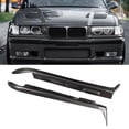 thumbnail image 3 of Headlight Eyebrow Sticker For E36 Pair Of Headlight Eyebrow Carbon Fiber Cover Trim Sticker Fits For E36 92-98, 3 of 8