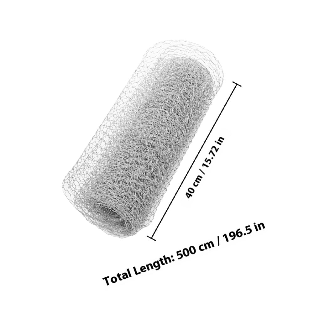 LOLIPPYY 1 Roll Hexagonal Chicken Wire Mesh Fence, Garden Poultry Netting for Animal Enclosure and Plant