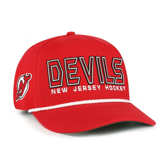 Men's '47 Red New Jersey Devils Byline Hitch Adjustable Hat