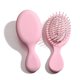 thumbnail image 4 of Toddler Grooming Hairbrush Travel Grooming Hairbrush Best Gift for Women Valentine's Day Small Wet Hairbrush-Pink, 4 of 4