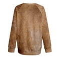 thumbnail image 5 of Chandails à Capuchon Mode pour Femmes 2023 Décontracté à Manches Longues Col Rond Imprimé Chandail pour Dames Hauts Blouse Rabais de 50 % Liquidation Costumes d'Halloween/Noël, 5 of 5
