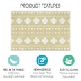 thumbnail image 3 of 2 x 3 Foot Heavy Duty Low Pile Area Rug - Ultra-Thin Non Slip Area Rug - Washable Cotton Indoor Rug for Front Door Foyer Rug for Entryway, 3 of 7