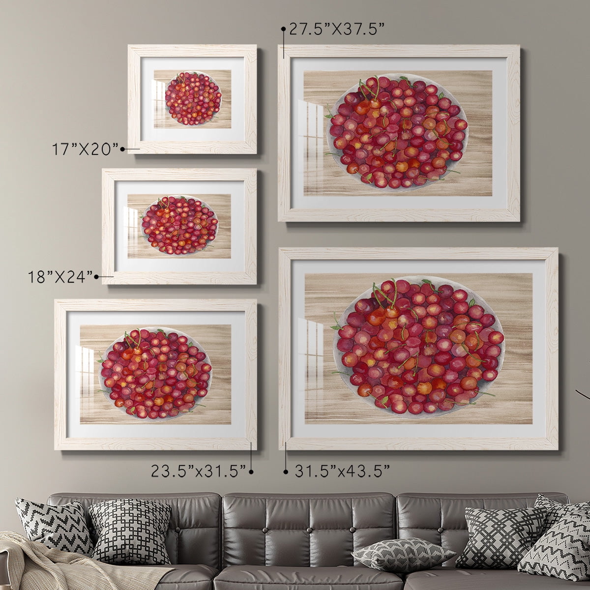 Bowls of Fruit IV-Premium Framed Print - Ready to Hang
