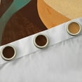 thumbnail image 4 of Manfei Retro Waves Lines Curtains Pack of 2 (42x84 Each),Abstract Geometric Stripes Curtains Blackout,Brown Beige Bedroom Curtains For Girls Boys,Super Cozy Room Decor, 4 of 6