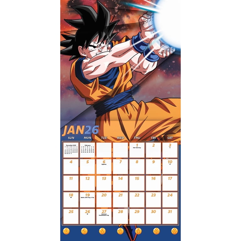 ポスター Dragon Ball Z School Calendar Collection Dragon Ball Z