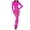 Hot Pink, variant on Levmjia Womens Bow Fishnet Bodystocking One Piece Lingerie Set Cutout Hollow Out Sheer Mesh Full Body Bodysuit Stretchy Lightweight Sleepwear Date Nights