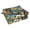 Alfinia Fresco Caspian, variant on Blazing Needles 93454-2CH-REO-61 20 x 19 in. Patterned Outdoor Spun Polyester Chair Cushions, Laperta Monsoon - Set of 2