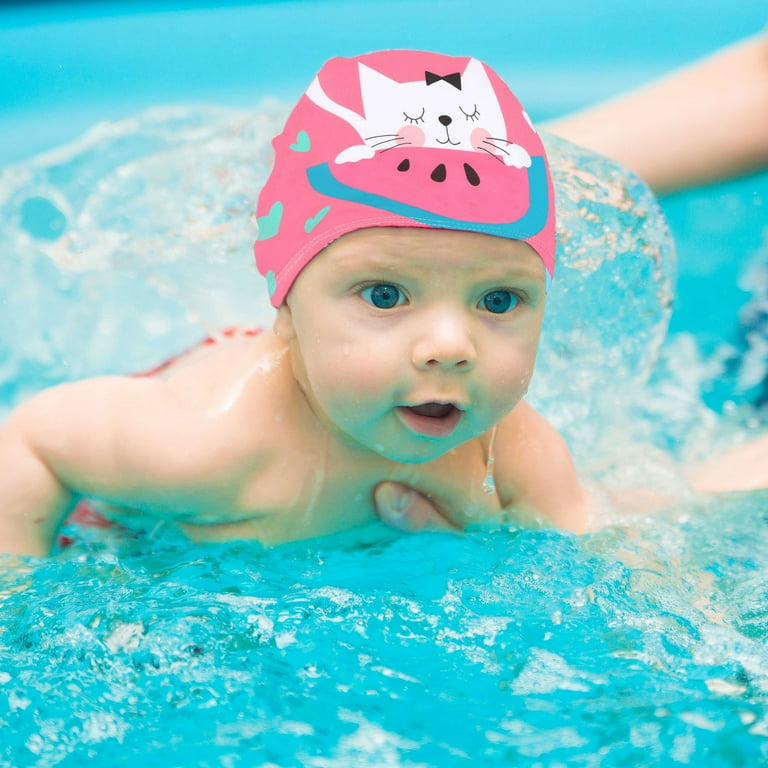 Childrens fabric swimming caps 2025