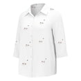 thumbnail image 6 of ZJXFGS Business Button Down Casual Tops for Women Long Sleeve Shirts for Women Women Dress Shirts Tunic Shirts for Women Blouses for Women Dressy Cute T Shirts White 4XL, 6 of 8
