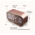 thumbnail image 1 of Reloj despertador de radio digital, reloj de altavoz Bluetooth sin cab, 1 of 2