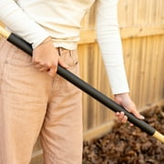 Expert Gardener 30-inch Wood and Poly Leaf Rake