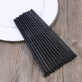 thumbnail image 5 of KAKOWELY Coffee Stirrer Sticks Cylindrical Acrylic 50Pcs Black, 5 of 9