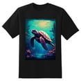 thumbnail image 2 of Plus Size Shirt for Women Black Tops for Women Short Sleeves Shirt for Women Turtle T Shirt Crewneck Shirt for Women XL, 2 of 5
