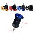 thumbnail image 2 of Tapones para extremos de manillar de bicicleta de aluminio para bicicleta MTB plegable amarillo 2 uds JShteea Accesorios para bicicletas, 2 of 6
