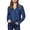 Blue - bluelife, variant on Sanctuary Clothing Womens Tie-Neck Button Up Shirt, Blue, X-Small