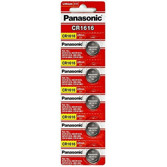 Panasonic CR1616 3 Volt Lithium Coin Battery (10 pcs)