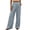 Light Blue, variant on TEAJOPSUU Womens High Waist Wide Leg Pants Wide Waistband Pleated Trousers with Pockets Business Casual Work Office Wear Burgundy