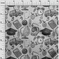 thumbnail image 3 of oneOone Cotton Poplin Gray Fabric Kids Craft Projects Decor Fabric Printed By The Yard 42 Inch Wide, 3 of 4
