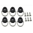 thumbnail image 5 of 10Pcs D Rings Lashing Eyelet Kit, Kayak D Ring Canoe D Buckle Tie Down Safety Buckle Deck Accessories replacement for Boat Canoe Kayak Fishing Rig Bun, 5 of 5