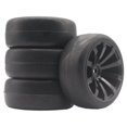 thumbnail image 3 of SHAR 4 Pcs Roues Tout-Terrain, Roues de Voiture RC Universelles 1/10 65mm M4 Télécommande, 3 of 4