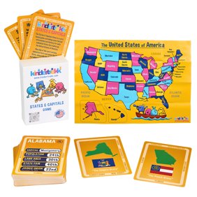Kindertrekk&trade; USA States & Capitals Cards