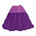 thumbnail image 4 of Ediodpoh Carnival Women's Skirts Cloud Petticoat Underskirt with Big Hexagonal Mesh for Fashion Soft Boneless Design Women's Skirts Dark Purple One Size, 4 of 4