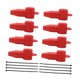 thumbnail image 4 of Protector de terminales de silicona genérico para camiones, 8 piezas Rojo, 4 of 8