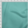 thumbnail image 4 of oneOone Cotton Jersey Teal Blue Fabric Houndstooth Craft Projects Decor Fabric Printed By The Yard 58 Inch Wide, 4 of 4