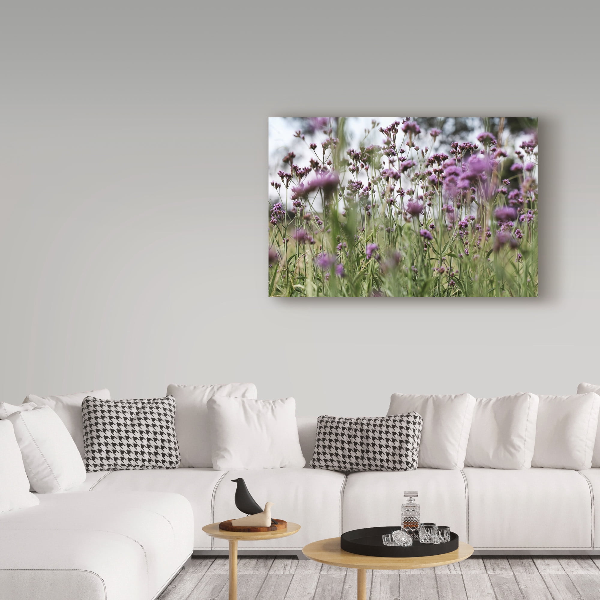 Trademark Fine Art '50 Shades Of Purple' Canvas Art by Incredi