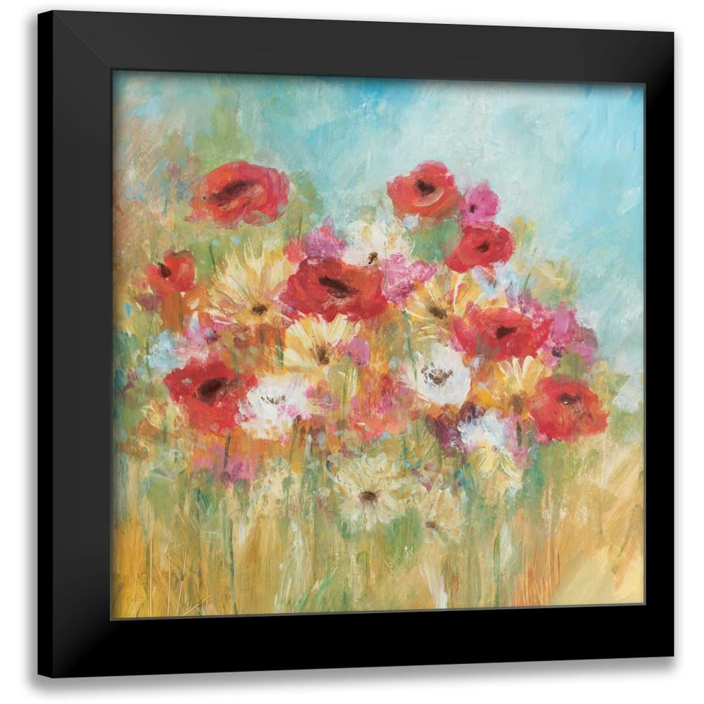 King, Michael 12x12 Black Modern Framed Museum Art Print Titled - Summer Jewels