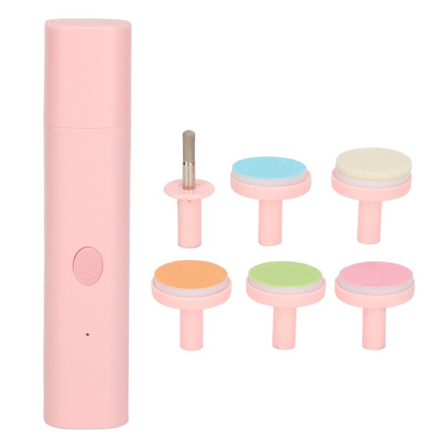 Recortadora De Uñas Para Bebés, Recortadora De Uñas Para Bebés Cabezal De Pulido Suave Eléctrico Cabezal De Molienda Cortaúñas Para Bebés Para El Hogar(rosa)